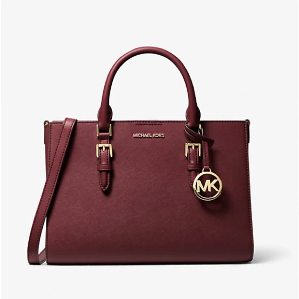 NWT Michael Kors Charlotte Medium Saffiano Leather Tote Bag - Picture 3 of 16
